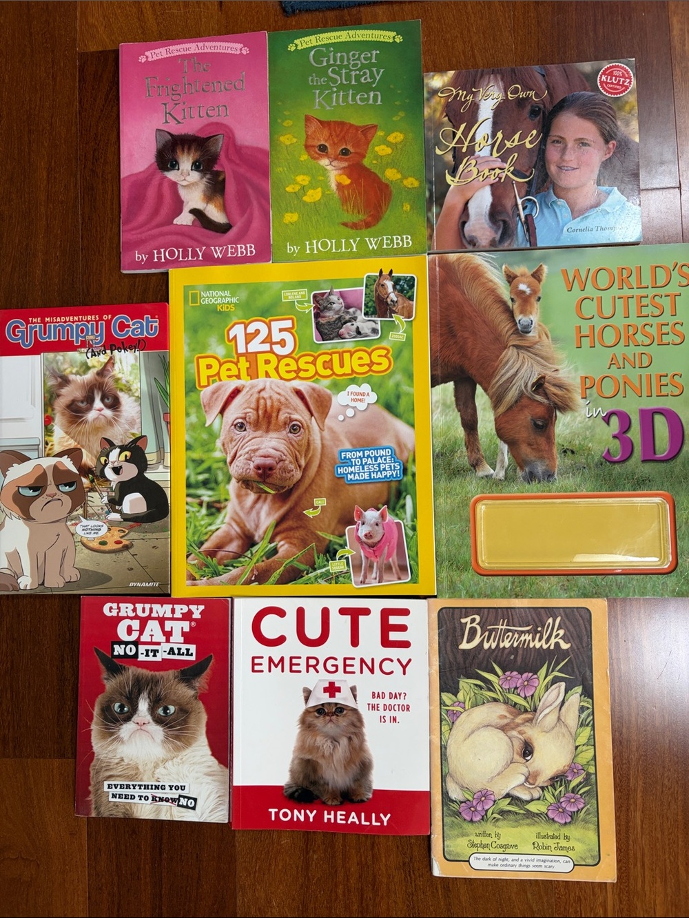National Geographic 125 Pet Rescues - Yellow and Green Cover